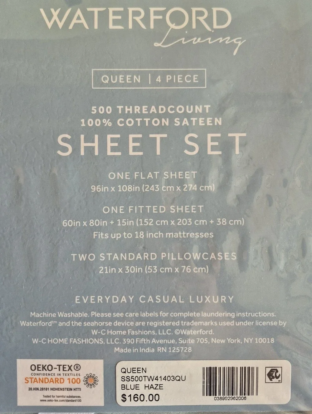 Waterford Living Queen Sheet Set